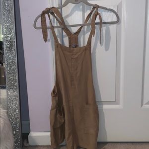 tan/khaki romper
